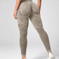 Tie-Dye Tummy Control Leggings - Women's Sculpting Tights for Yoga & Everyday Training