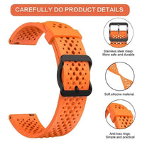 Silicone Watch Band - 20mm/22mm Replacement Strap for Haylou Smartwatches
