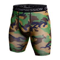 Men's Camouflage Compression Shorts