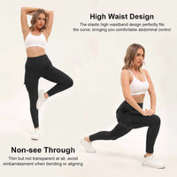 3-Piece High-Waist Cargo Yoga Leggings Set