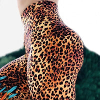 Printed High-Waist Training Leggings
