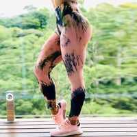 Printed High-Waist Training Leggings
