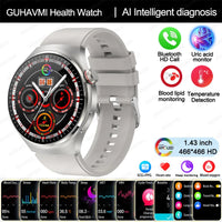 Advanced Health Smart Watch - ECG Bluetooth Tracker for Wellness & Daily Monitoring