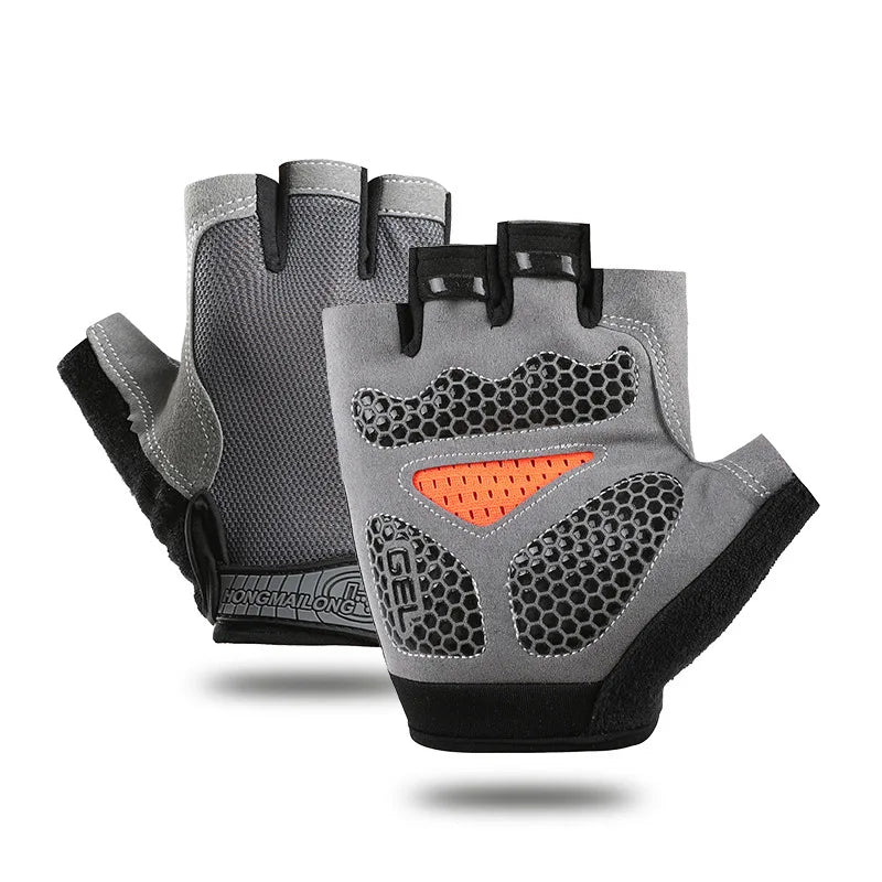Breathable Half-Finger Cycling Gloves - Anti-Slip Training Gloves for Gym &amp; Riding