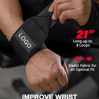 Extra-Strength Wrist Wraps - Lifting Support Straps for Gym & Power Training