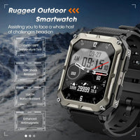 1.83" Bluetooth Calling Smart Watch - Men's Fitness Tracker for Training & Daily Wear