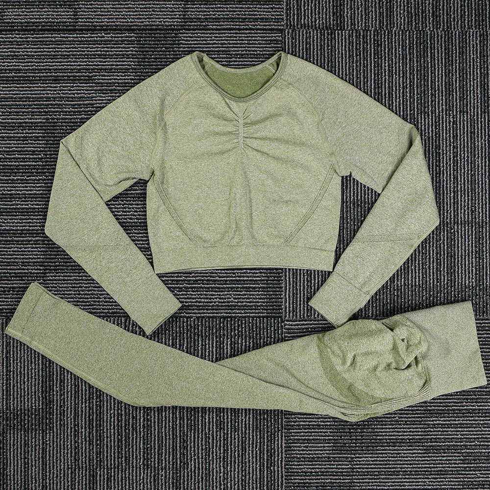 Seamless Push-Up Yoga Leggings - Women&