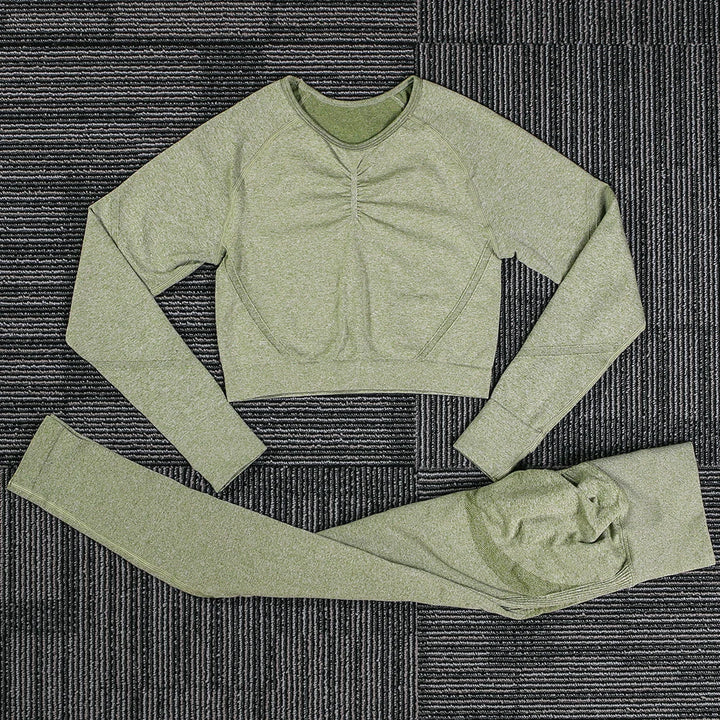 Seamless Push-Up Yoga Leggings - Women&