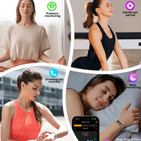 Waterproof Smart Bracelet - Women's Heart Rate Fitness Tracker for Daily Training