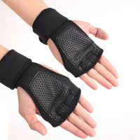 Anti-Slip Weightlifting Gloves - Wrist Support Grips for CrossFit & Gym Training