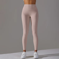 Breathable High-Waist Yoga Leggings - Women's Workout Tights for Running & Cycling