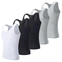 5-Pack Men's Cotton Fitness Tank Tops