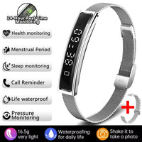 Waterproof Smart Bracelet - Women's Heart Rate Fitness Tracker for Daily Training