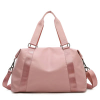 Waterproof Nylon Duffle Tote Bag - Women's Large Travel Gym Bag with Wet-Dry Pockets
