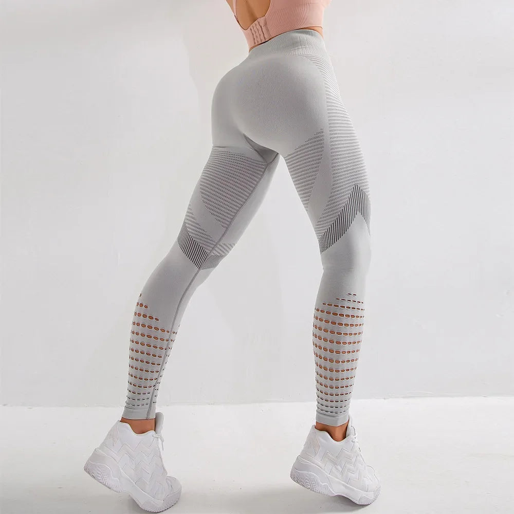 Seamless High-Waist Fitness Leggings - Women&
