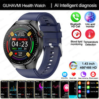 Advanced Health Smart Watch - ECG Bluetooth Tracker for Wellness & Daily Monitoring