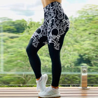 Printed High-Waist Training Leggings