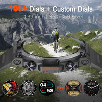 1.39" Bluetooth Calling Smart Watch - Men's Fitness Tracker for Android & iPhone