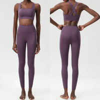 2-Piece Solid Color Gym Set