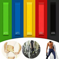 TPE Resistance Bands Set - Elastic Loops for Pilates, Strength & Home Fitness