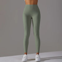 Breathable High-Waist Yoga Leggings - Women's Workout Tights for Running & Cycling