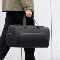 Multi-Compartment Gym Duffel Bag - Men's Training Bag for Workout, Travel & Weekend Trips