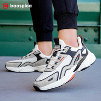 Men's Lightweight Running Shoes - Breathable Outdoor Sneakers with Non-Slip Grip