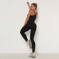 Seamless Push-Up Yoga Leggings - Women's High-Waist Gym Tights for Fitness