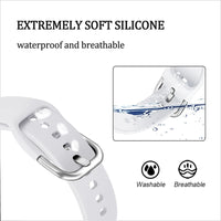 22mm Silicone Watch Band - Sports Replacement Strap for Smartwatch Comfort