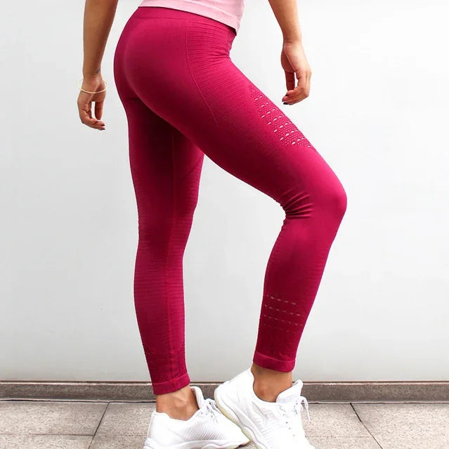 Seamless Tummy Control Compression Leggings