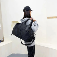 Dry-Wet Separation Travel Gym Bag - Women's Swim & Fitness Duffel with Shoe Space