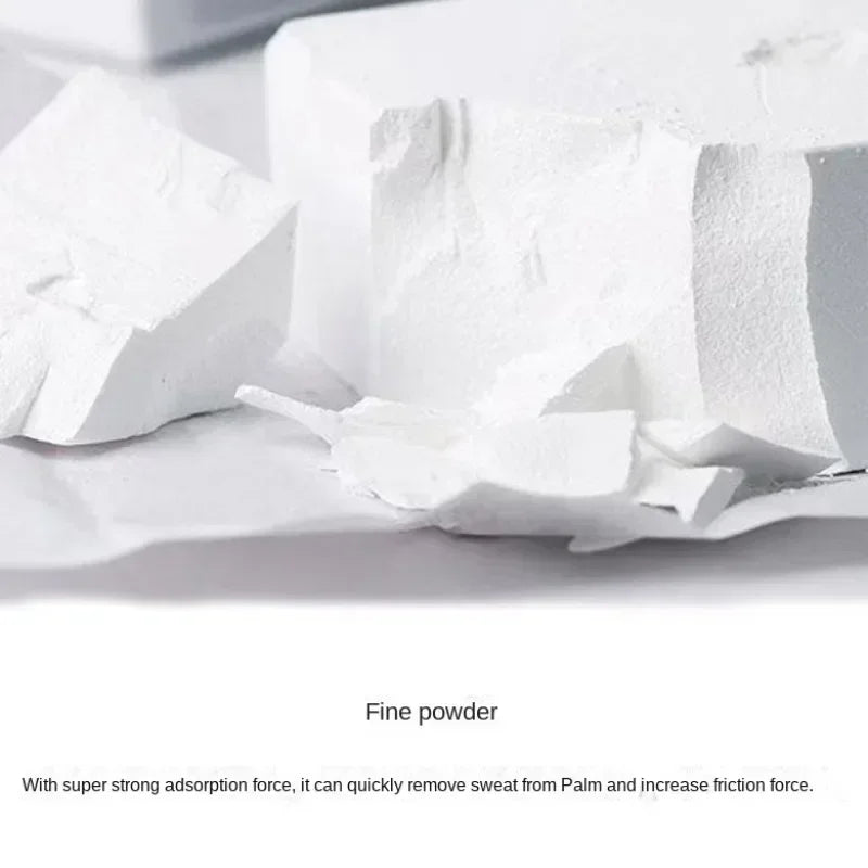 Gym Magnesium Chalk Block - Anti-Slip Grip Aid for Lifting &amp; Climbing Training