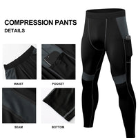 Men's Quick-Dry Compression Running Pants