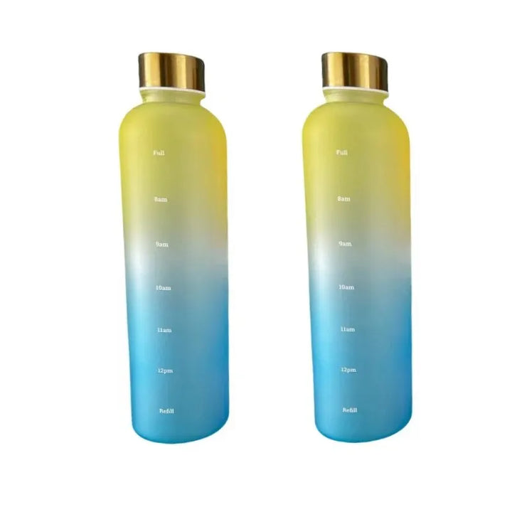 1L Motivational Water Bottle - BPA-Free Time Marker Flask for Fitness &amp; Travel