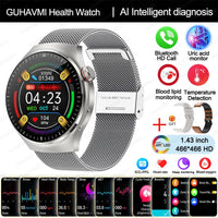Advanced Health Smart Watch - ECG Bluetooth Tracker for Wellness & Daily Monitoring