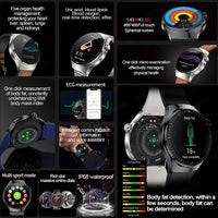 Advanced Health Smart Watch - ECG Bluetooth Tracker for Wellness & Daily Monitoring