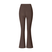 High-Waist Flared Yoga Pants with Pockets