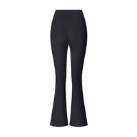 High-Waist Flared Yoga Pants with Pockets