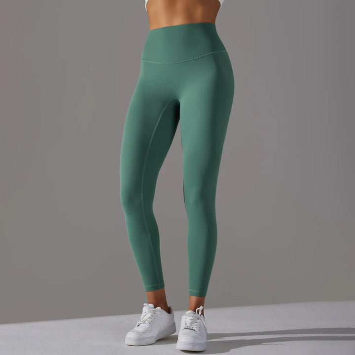 Breathable High-Waist Yoga Leggings - Women&