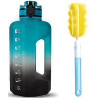 2.2L Motivational Water Bottle - Leakproof Hydration Flask for Gym & Travel