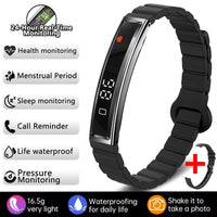 Waterproof Smart Bracelet - Women's Heart Rate Fitness Tracker for Daily Training