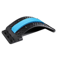Adjustable Back Stretcher - Lumbar Support Massager for Posture & Recovery