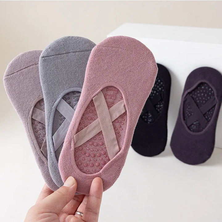 Non-Slip Yoga Grip Socks - Women&