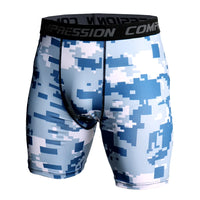 Men's Camouflage Compression Shorts