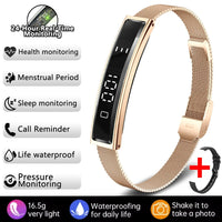 Waterproof Smart Bracelet - Women's Heart Rate Fitness Tracker for Daily Training