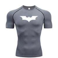 Men's Bat Print Compression T-Shirt