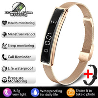 Waterproof Smart Bracelet - Women's Heart Rate Fitness Tracker for Daily Training