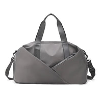 Dry-Wet Separation Travel Gym Bag - Women's Swim & Fitness Duffel with Shoe Space
