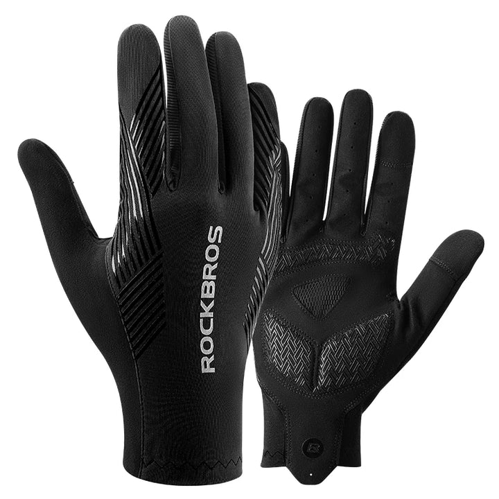 Breathable Full-Finger Cycling Gloves - Touchscreen Riding Gloves for Outdoor Training