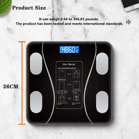Smart Body Composition Scale - Bluetooth Weight Analyzer for Home Fitness Tracking